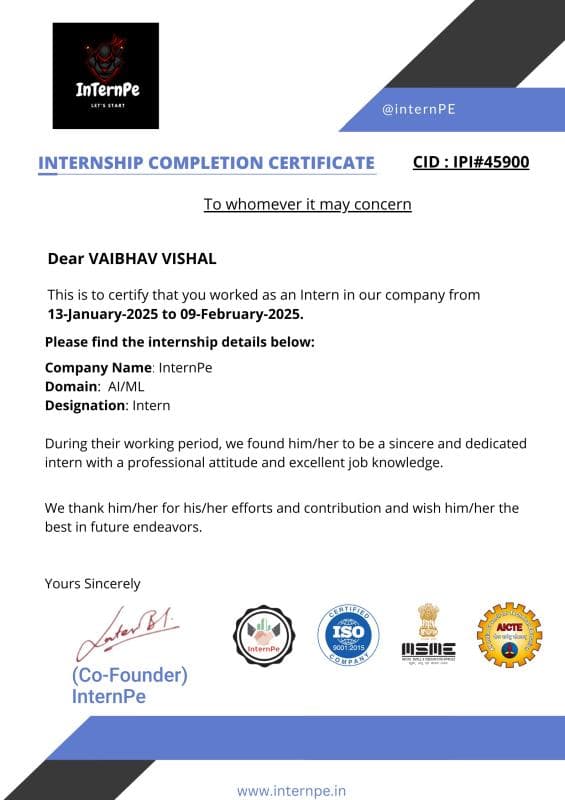 AI/ML Intern